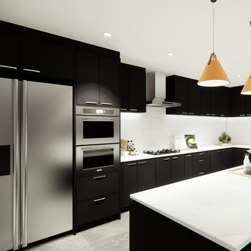 Matte Kitchen Cabinets